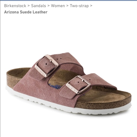 pink suede birkenstocks